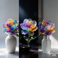 Rainbow Crystal Plum Blossom D
