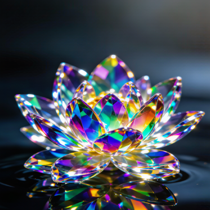 Rainbow Crystal Peony B