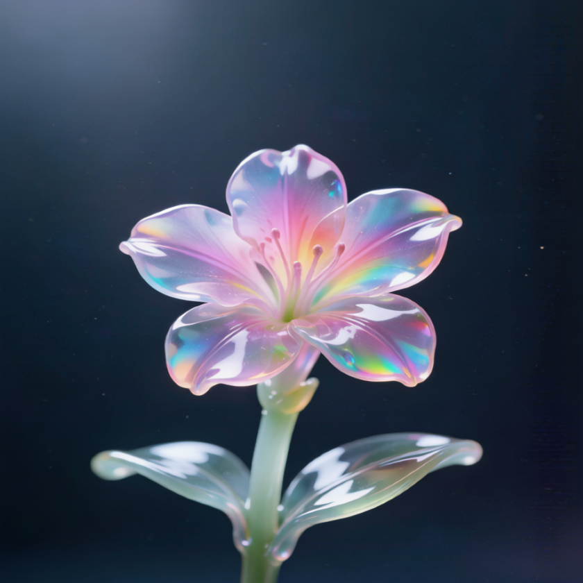 Rainbow Crystal Lotus A