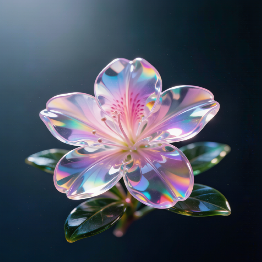 Rainbow Crystal Lotus B
