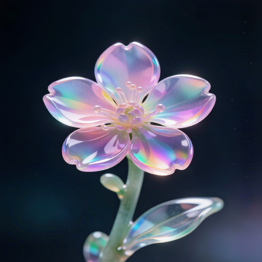 Rainbow Crystal Lotus D