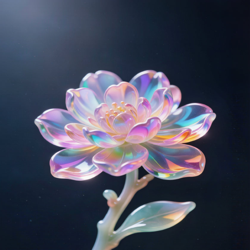 Rainbow Crystal Orchid B