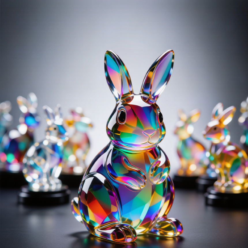 Crystal Zodiac Rabbit B