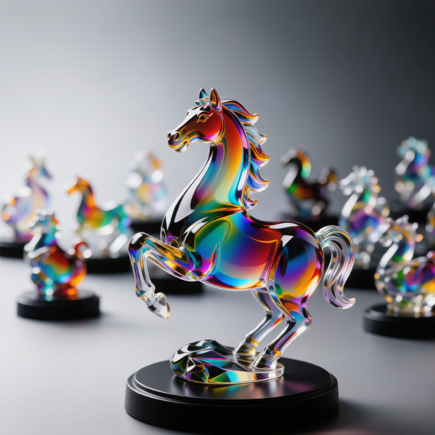 Crystal Zodiac Horse B