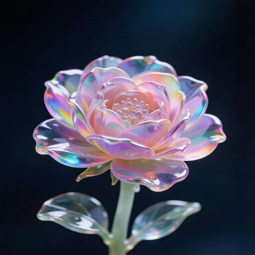 Rainbow Crystal Rose C